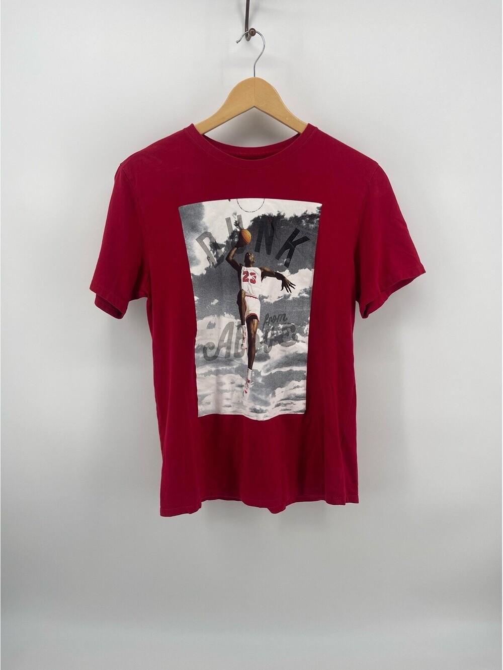 Jordan Michael Jordan Jumpman Graphic T-Shirt Red Men’s Medium Cotton